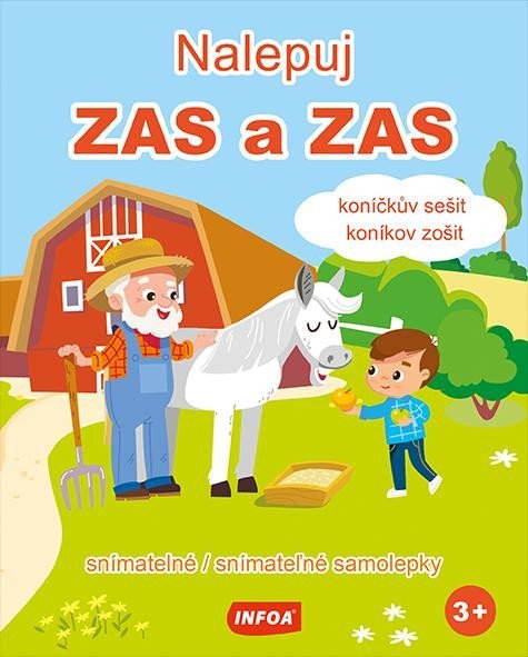 neuveden: Nalepuj ZAS a ZAS Koníčkův sešit / Koníkov zošit - snímatelné / snímatelné 