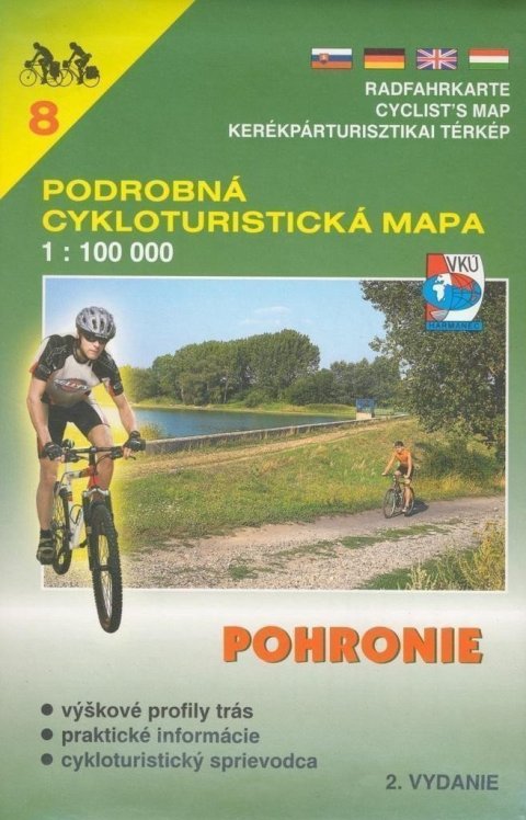 neuveden: VKUC 8 cyklo Pohronie 1:100 000 / cyklomapa