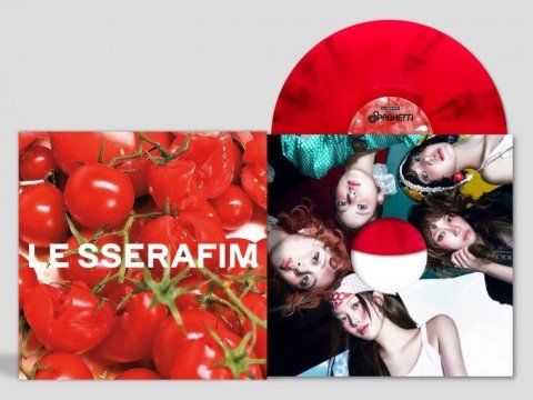 -: LP Le Sserafim: Spaghetti (Tomato Red Version)