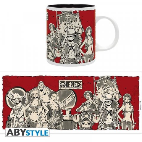 neuveden: One Piece Hrnek keramický 320 ml - Japanese style Crew