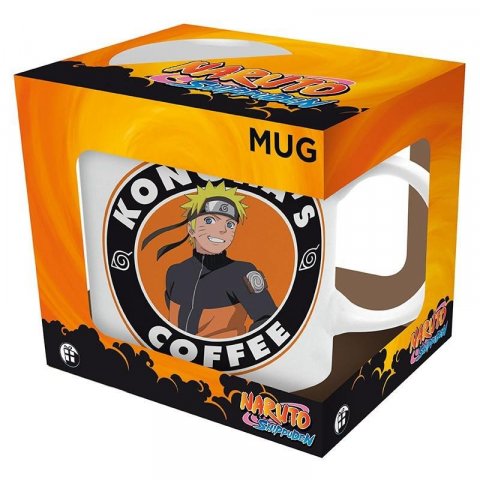neuveden: Naruto Keramický hrnek 320 ml - Konoha´s Coffee