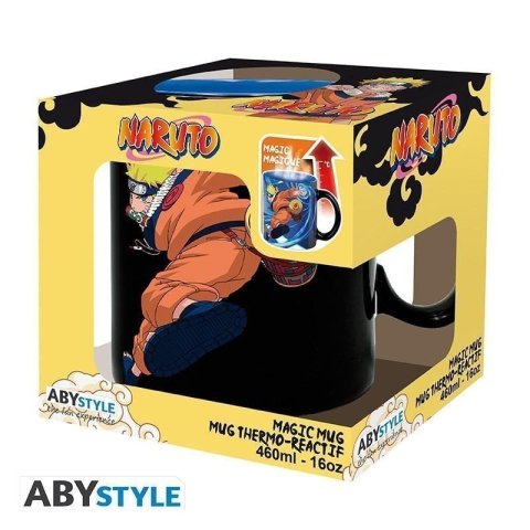 neuveden: Naruto Hrnek měnící Naruto  Sasuke 460 ml