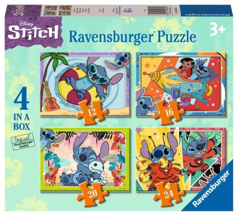 neuveden: Puzzle Disney: Stitch 4v1