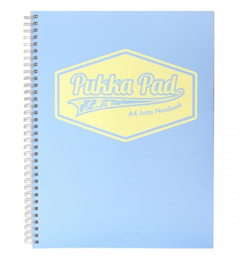neuveden: Pukka Pad Spirálový blok Pastel A5, papír 80g, 100 listů, světle modrý