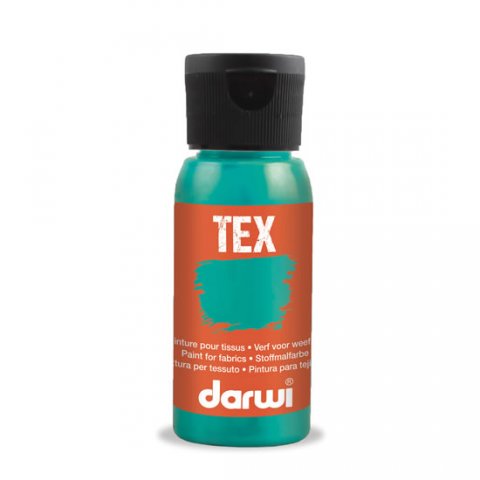 neuveden: DARWI TEX barva na textil - Perleťová tyrkysová 50 ml
