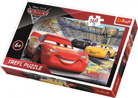 neuveden: Trefl Puzzle Auta 3 - Na okruhu / 160 dílků