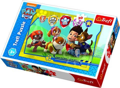 neuveden: Puzzle: Tlapková patrola - Ryder a přátelé / 30 dílků neuveden: Puzzle: Tlapková patrola - Ryder a přátelé / 30 dílků