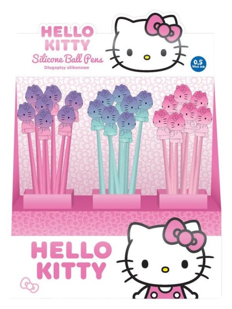 : Kuličkové pero Flexi Hello Kitty, modrá náplň