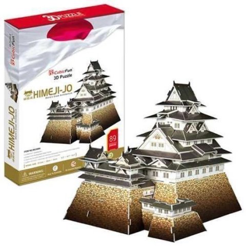 neuveden: Puzzle 3D Hrad „HIMEJI-JO“ - 89 dílků