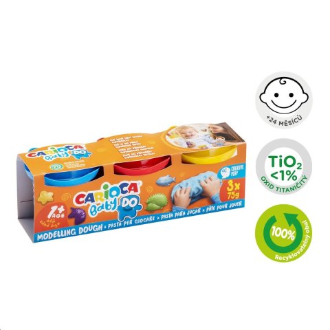 neuveden: Carioca modelovací hmota Baby Do - 3×75 g neuveden: Carioca modelovací hmota Baby Do - 3×75 g