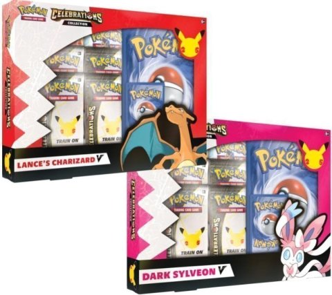 neuveden: Pokémon TCG: Celebrations Charizard V / Sylveon V Box