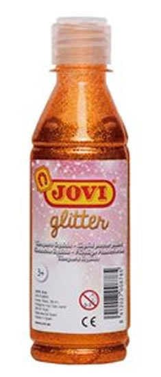 neuveden: JOVI temperová barva glittrová 250 ml v lahvi oranžová neuveden: JOVI temperová barva glittrová 250 ml v lahvi oranžová