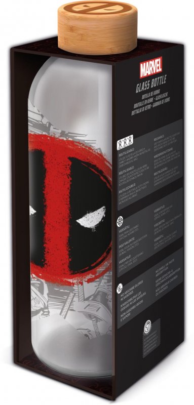 neuveden: Láhev skleněná - Deadpool 1030 ml