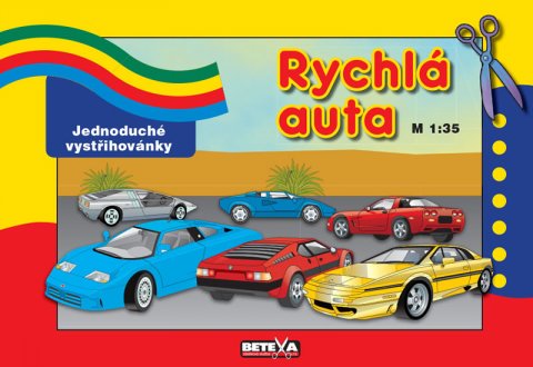 neuveden: Rychlá auta - Jednoduché vystřihovánky neuveden: Rychlá auta - Jednoduché vystřihovánky