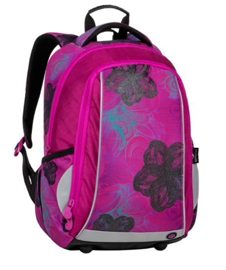 neuveden: Bagmaster Studentský batoh MARK 20 A PINK/BLUE/TURQUOISE