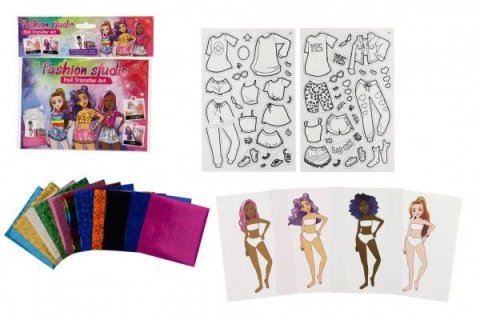 neuveden: Kreativní sada Módní návrhářka - kouzlení fóliovými obrázky