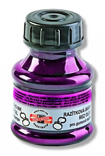 neuveden: Koh-i-noor razítková barva 50 g fialová neuveden: Koh-i-noor razítková barva 50 g fialová