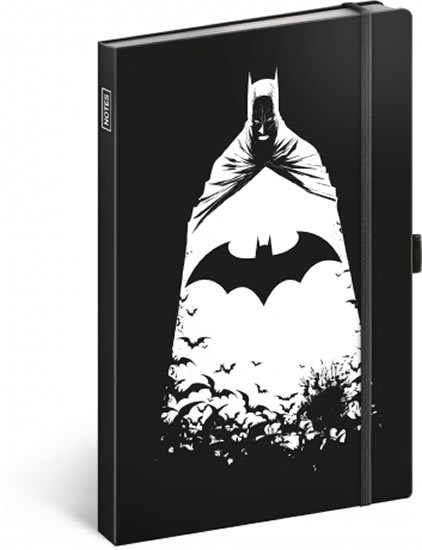 neuveden: Notes Batman, linkovaný, 13 × 21 cm