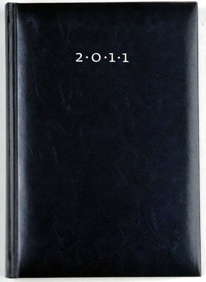 neuveden: Diář 2011 New Karachi denní A5 - tmavě modrá