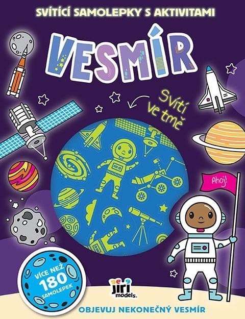 neuveden: Svítící samolepky s aktivitami Vesmír