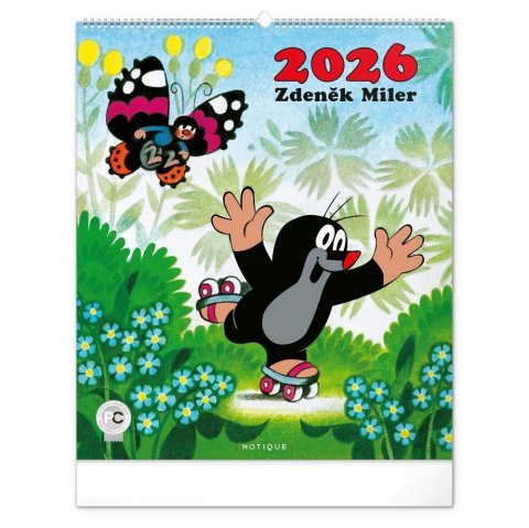 neuveden: Kalendář 2026 nástěnný: Krteček, 48 x 56 cm neuveden: Kalendář 2026 nástěnný: Krteček, 48 x 56 cm