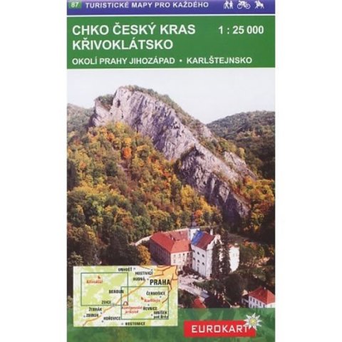 neuveden: Český kras, Křivoklátsko 1:25T /87 Turistické mapy pro každého