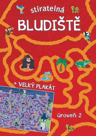 neuveden: Stíratelná bludiště + velký plakát (úroveň 2)