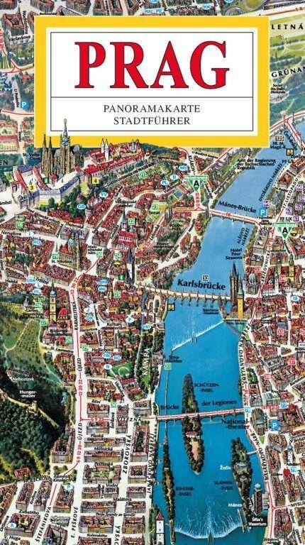 Rygl Tomáš: Praha - Panoramatická mapa velka / německy