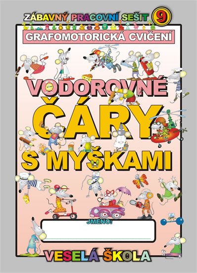 Mihálik Jan: Vodorovné čáry s myškami (grafomotorická cvičení)