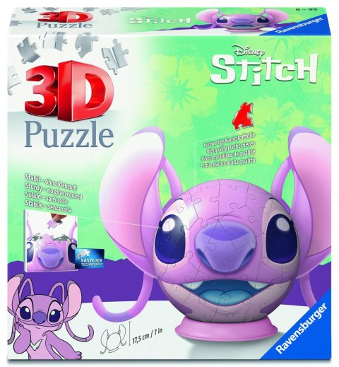 neuveden: 3D Puzzle-Ball: Stitch Angel 72 dílků