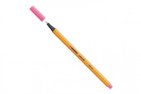 neuveden: Popisovač STABILO point liner 88 růžový světle