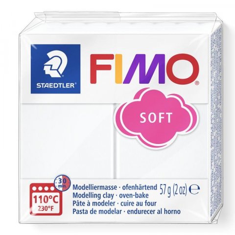 neuveden: FIMO soft 57g - bílá