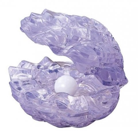 neuveden: Puzzle: Mušle s perlou / 48 dílků 3D Crystal puzzle neuveden: Puzzle: Mušle s perlou / 48 dílků 3D Crystal puzzle