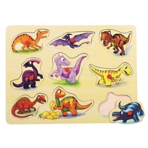 neuveden: Puzzle na desce - Dinosauři