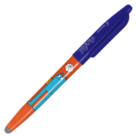 : Roller FriXion Ball 07, Friends Ltd., R, oranžová, modrý inkoust, SPORT