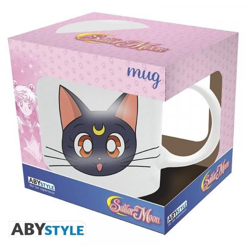 neuveden: Sailor Moon Keramický hrnek 320 ml - Luna a Artemis