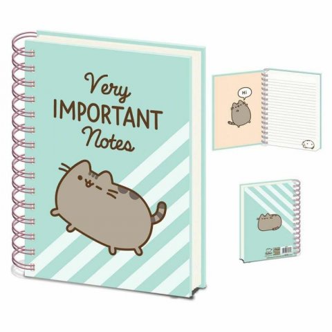 neuveden: Blok kroužkový A5 Pusheen - Very Important