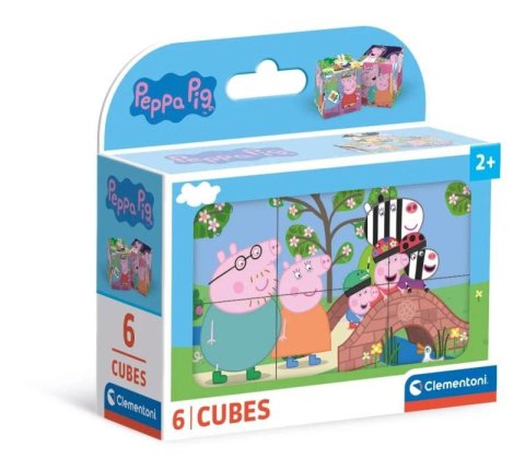 neuveden: Obrázkové kostky Peppa Pig 6 ks