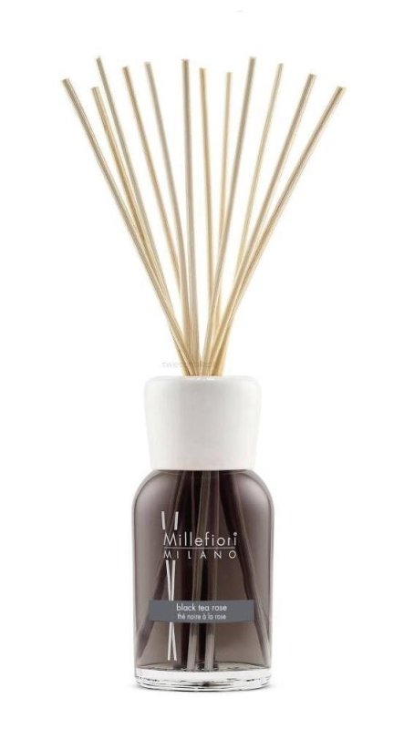 neuveden: Millefiori Milano Black Tea Rose / difuzér 500ml