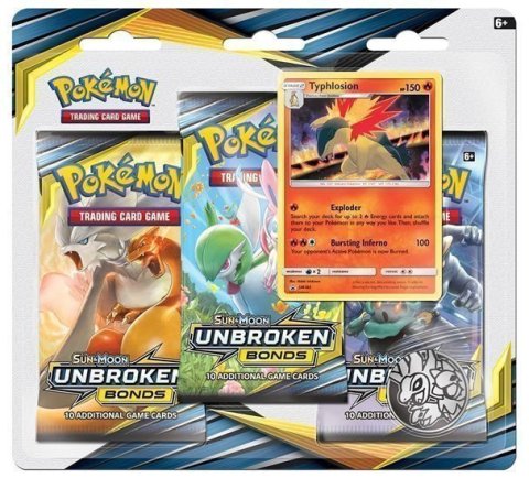neuveden: Pokémon: SM10 Unbroken Bonds 3 Blister Booster