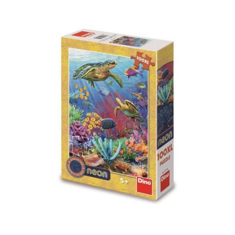 neuveden: Puzzle Podmořský svět - neon 100 XL dílků
