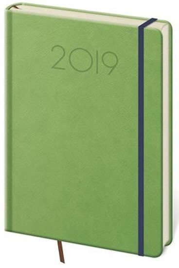 neuveden: Diář 2019 - New Praga/týdenní A5/zelená