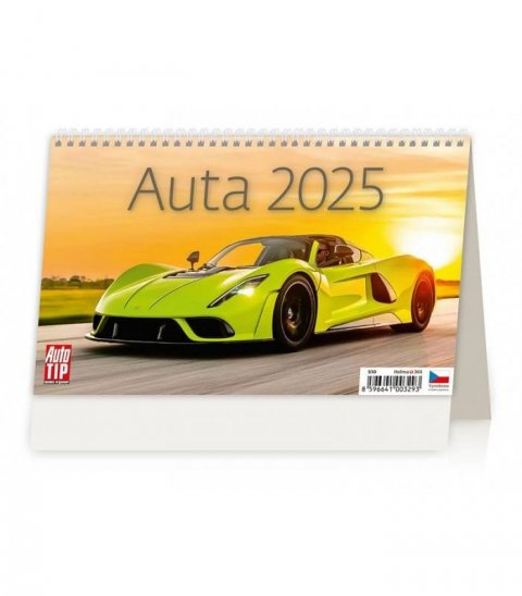 neuveden: Kalendář stolní 2025 - Auta