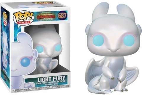 neuveden: Funko POP Movies: How To Train Your Dragon 3 - Light Fury #687
