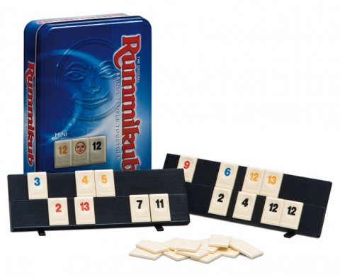 neuveden: Rummikub Mini-plechovka neuveden: Rummikub Mini-plechovka