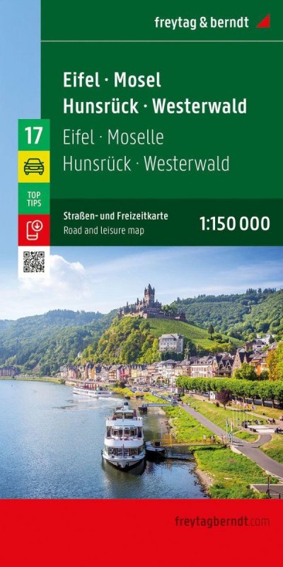 neuveden: Eifel - Moselle - Hunsrück - Westerwald 1:150 000 / automapa + rekreační ma