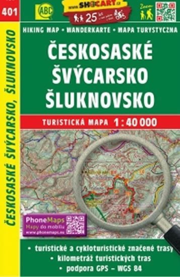 neuveden: SC 401 Českosaské Švýcarsko, Šluknovsko 1:40 000