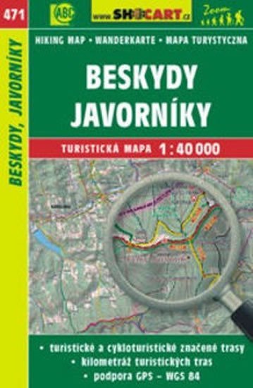 neuveden: SC 471 Beskydy, Javorníky 1:40 000