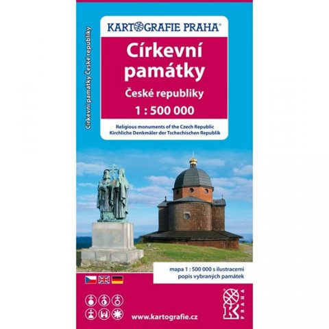 neuveden: Církevní památky České republiky/1:500 tis.(tematická mapa) neuveden: Církevní památky České republiky/1:500 tis.(tematická mapa)
