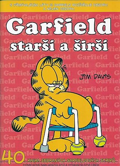 Davis Jim: Garfield Starší a širší (č.40)